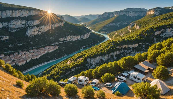 Les villages pittoresques autour des gorges du verdon avec le camping la farigoulette